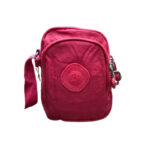Crossbody de Lona con Tres Compartimientos