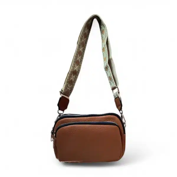 Crossbody con Triple Compartimento – Compacto, Seguro y Organizado